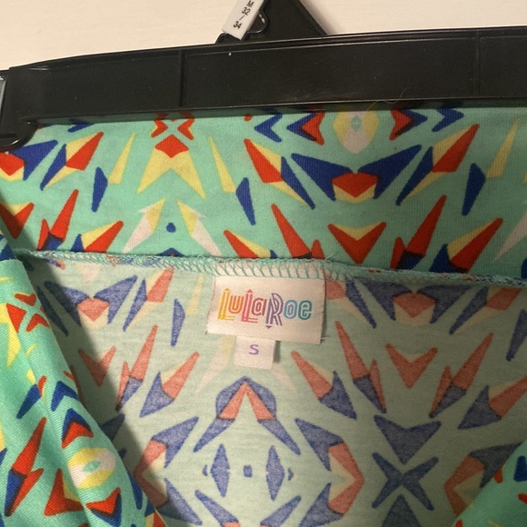 Like new, Lularoe, size small, maxi style skirt with light, green background - Picture 3 of 4